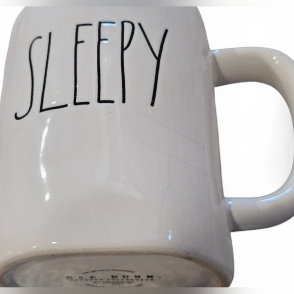 Rea Dunn Ceramic Mug with 'SLEEPY'. Slight Imperfections On Mug. Like New - Picture 5 of 5